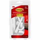 Command Large Utility Hook Mega Pack - 14 Hooks - 14 Large Hook - 5 lb (2.27 kg) Capacity - 3.9" Height x 1.8" Width - for Multipurpose, Paint, Wood, Tile - Plastic - White - 14 / Pack MMM17003MPES