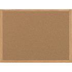 MasterVision Oak Frame 3'x2' Cork Bulletin Board - 24" Board Height x 36" Board Width - Cork Surface - Self-healing - Oak Frame - 1 Each BVCMC070014231