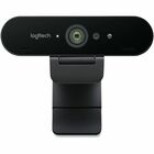 Logitech BRIO Webcam - 90 fps - Black - USB 3.0 - 4096 x 2160 Video - Auto-focus - Clip, Tripod Mount - 5x Digital Zoom - Microphone - For Notebook, Monitor LOG960001105