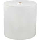 LoCor Hard Wound Roll Towels - 1 Ply - 7" Width x 800 ft Length - White - Virgin Fiber - 6 Rolls Per Carton - 6 / Carton SOL46897