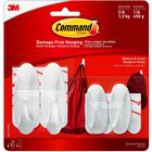 Command Small/Medium Designer Hook Value Pack - 3 lb (1.36 kg) Capacity - White - 4 / Pack MMM170812VPES