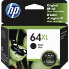 HP 64XL (N9J92AN) Original High Yield Inkjet Ink Cartridge - Black - 1 Each - 600 Pages HEWN9J92AN