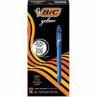 BIC Gel-ocity .7mm Retractable Pen - 0.7 mm Medium Pen Point - Retractable - Blue Ink - Gel-based - 1 Dozen BICRGLCG11BE