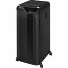 Fellowes AutoMax 550C Auto Feed Shredder - Continuous Shredder - Cross Cut - 550 Per Pass - for shredding Staples, Paper Clip, Paper, CD, DVD, Credit Card, Junk Mail - 0.156" x 1.500" Shred Size - P-4 - 11 ft/min - 9" Throat - 22 gal Wastebin Capacity - B FEL4963001