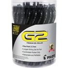 G2 Premium Gel Pen Convenience Pack, Retractable, Fine 0.7 mm, Black Ink, Black Barrel, 36/Pack PIL84065