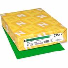 Neenah Color Paper - Green - Letter - 8 1/2" x 11" - 24 lb Basis Weight - Green Seal - Acid-free, Lignin-free, Heavyweight - Gamma Green - 500 / Pack WAU22541