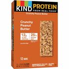 KIND Crunchy Peanut Butter Protein Bars - Trans Fat Free, Low Sodium, Gluten-free, Individually Wrapped - Crunchy Peanut Butter - 1.76 oz - 12 / Box KND26026