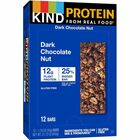 KIND Dark Chocolate Nut Protein Bars - Trans Fat Free, Low Sodium, Gluten-free, Individually Wrapped - Dark Chocolate Nut - 1.76 oz - 12 / Box KND26036