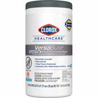 Clorox Healthcare VersaSure Cleaner Disinfectant Wipes - 8" Length x 6.75" Width - Disinfectant, Durable, Alcohol-free, Chemical-free, Fragrance-free, Fume-free, Bleach-free, Strong - White - 85/Tub - 1 Each CLO31757