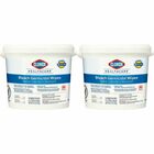 Clorox Healthcare Bleach Germicidal Wipes Bucket - Ready-To-Use - 12" Length x 12" Width - Anti-corrosive, Antibacterial - White - 110/Tub - 2 / Carton CLO30358CT