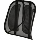 Fellowes Office Suites Mesh Back Support - Strap Mount - Black - Mesh Fabric - 1 Each FEL9191301