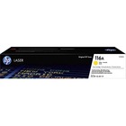 HP 116A (W2062A) Original Laser Toner Cartridge - Yellow - 1 Each - 700 Pages HEWW2062A