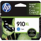 HP 910XL (3YL62AN) Original High Yield Inkjet Ink Cartridge - Cyan - 1 Each - 825 Pages HEW3YL62AN