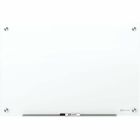 Quartet Magnetic Glass Dry-Erase Board - 96" (8 ft) Width x 48" (4 ft) Height - Brilliance White Tempered Glass Surface - Rectangle - Horizontal/Vertical - Magnetic - 1 Each QRTG29648W