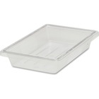 Rubbermaid Commercial 5-Gallon Food/Tote Box - Transporting, Storing - Dishwasher Safe - Clear - Plastic, Polycarbonate Body - 1 Each RCP3304CLE