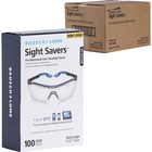 Bausch + Lomb Sight Savers Lens Cleaning Tissues - For Reading Glasses, Eyeglasses, Monitor, Camera Lens, Binocular - Anti-fog, Anti-static, Pre-moistened, Silicone-free, Individually Wrapped - Multi - 100/Box - 10 / Carton BAL8574GMCT