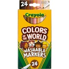 Crayola Metallic Markers, Conical Tip, Assorted, 8/Pack (58-8628