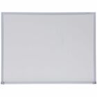 Universal Dry Erase Board - 24" (2 ft) Width x 18" (1.5 ft) Height - White Melamine Surface - Anodized Aluminum Frame - 1 Each UNV43622