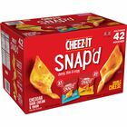 Cheez-It Snap'd Baked Cheese Variety Pack - Assorted - 1.97 lb - 42 / Carton KEB11500