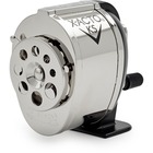 X-Acto KS Manual Pencil Sharpener - Metal, Steel - Chrome, Black, Silver - 1 Each EPI1031LMR