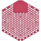 Fresh Products Wave 3D Urinal Screen - Lasts upto 30 Days - Splash Reducer, Odor Control - 10 / Pack - Red FRS3WDS60SAP