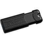 Verbatim 32GB PinStripe USB 3.2 Flash Drive Business Pack - 32 GB - USB 3.2 (Gen 1) Type A - Black - Lifetime Warranty - 10 / Pack VER70902