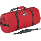 Ergodyne Arsenal 5020 Carrying Case (Duffel) Cell Phone, Headphone, Pen, Key, Gym Gear - Red - Wear Resistant, Tear Resistant, Water Resistant, Stain Resistant - 600D Nylon Body - Shoulder Strap, Handle - 14" Height x 14" Width x 35" Depth - Large Size -  EGO13022