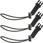 Ergodyne 3026 Standard Accessory Pack Retractables - Loops - 2 lb Load Capacity - Standard - Loop Attachment - 1.5" Height x 7" Width x 5.3" Length - Black - Nylon Webbing - 3 / Pack EGO19326