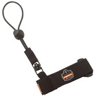 Ergodyne 3115 Wrist Tool Lanyard - 2lbs - Adjustable - 2 lb Load Capacity - Small (S)/Medium (M) - Barrel Lock Closure Attachment - 11.3" Height x 1.3" Width x 4" Length - Black - Polyester Webbing - 6 / Carton EGO19042