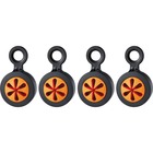 Ergodyne 3740 Hand Tool Attachment Trap - Slips (4-Pack) - 0.8" Height x 4" Width - Orange, Black - Acrylonitrile Butadiene Styrene (ABS) - 4 / Pack EGO19743