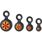 Ergodyne 3740 Hand Tool Attachment Trap - Slips (4-Pack) - 0.8" Height x 4" Width - Orange, Black - Acrylonitrile Butadiene Styrene (ABS) - 4 / Pack EGO19744