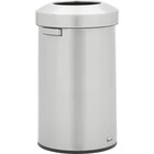 Rubbermaid Commercial Slim Jim 23 Gallon Vented Waste Containers 23 gal  Capacity Rectangular Durable Handle 30 Height x 11 Width x 22 Depth Gray 4  Carton - Office Depot