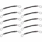Ergodyne 3136 Scanner Adapter Straps - Loop Attachment - Black - Polyester - 10 / Pack EGO19169