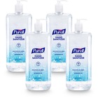 PURELL&reg; Advanced Hand Sanitizer Gel - 1.59 quart - Pump Bottle Dispenser - Kill Germs - Hand, Classroom, Reception, Outdoor, Medical - Clear - Paraben-free, Phthalate-free, Preservative-free, Anti-irritant - 4 / Carton GOJ501504CT