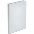 Universal Economy Round Ring View Binder, 3 Rings, 0.5" Capacity, 11 x 8.5, White - 1/2" Binder Capacity - 100 Sheet Capacity - 3 Ring(s) - Fastener(s): Ring - Pocket(s): 2, Inside Front & Back - Polypropylene - White - Non-stick - 1 Each UNV20952