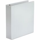 Universal Economy Round Ring View Binder, 3 Rings, 2" Capacity, 11 x 8.5, White - 2" Binder Capacity - 375 Sheet Capacity - 3 Ring(s) - Fastener(s): Ring - Pocket(s): 2, Inside Front & Back - Polypropylene - White - Non-stick - 1 Each UNV20982