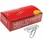 Paper Clips, Jumbo, Nonskid, Silver, 100 Clips/Box, 10 Boxes/Pack UNV72240