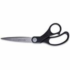 Universal Scissors - 3.75" Cutting Length - 8.5" Overall Length - Straight-left/right - Stainless Steel - Pointed Tip - Stainless Steel, Black - 1 Each UNV92010