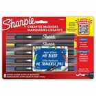 Sharpie Creative Markers, Water-Based Acrylic Markers, Bullet Tip - Bullet Marker Point - Assorted Ink - Water Based - 5 / Pack SAN2196902