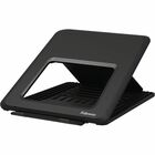 Fellowes Breyta Laptop Stand 9-1/4"W x 10-1/2"D x 1/2"H Black - Up to 14" Screen Support - 8.80 lb Load Capacity - 0.50" Height x 9.25" Width x 10.50" Depth - Black - For Notebook - Adjustable Height, Ergonomic, Compact, Lightweight, Portable, Adjustable FEL100098500