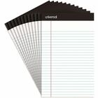 Universal Notepad - 1 Subject(s) - Tape Bound - Narrow Ruled Margin - 5" x 8" Sheet Size x 8" Length - White Paper - Chipboard Cover - 12 / Pack UNV57300
