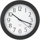 Universal Wall Clock - Analog - Quartz - Black Case - Modern Style - 1 UNV10451