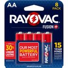 Rayovac Fusion Battery - For Microphone, Video Game Controller, Toy - AA - 8 / Pack RAY8158TFUS