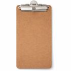 Officemate 83156 Receipt Clipboard, Portrait, Top Clip, 12pk - Storage for Receipt - Hardboard - Wood - 12 Pack OIC83156