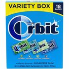 Green Rabbit Orbit Sugar-Free Mint Gum VarietyPack - Peppermint, Spearmint, Sweet Mint, Wintermint - 14 Pieces - 18 / Carton GRR22000568