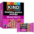 Kind(r) Healthy Grains Energy Bars - Gluten-free, Trans Fat Free - Mixed Berry - 1.40 oz - 10 / Box KND67073