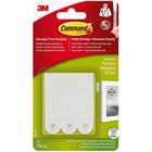 Command Medium Adhesive Picture Hanging Strips - 6 lb (2.72 kg) Capacity - 0.7" Width x 2.8" Length - Adhesive - Medium - for Pictures, Decoration, Painted Surface, Wood, Tile, Poster, Frame - White - 50 / Carton MMM17201PK
