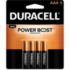 Duracell Coppertop Alkaline AAA Batteries - For Multipurpose - AAA - 1.5 V DC - 8 / Pack DURMN2400B8Z