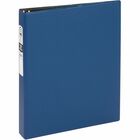 Avery&reg; Economy Binder - 1" Binder Capacity - Letter - 8 1/2" x 11" Sheet Size - 175 Sheet Capacity - 3 Ring(s) - Fastener(s): Round Ring - Pocket(s): 2, Internal - Vinyl - Royal Blue - Recycled - Non Locking Mechanism - 1 Each AVE03300