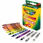 Crayola Regular-Size Crayons - 3.6" Length x 0.3" Diameter - Assorted - 24 / Box CYO523024